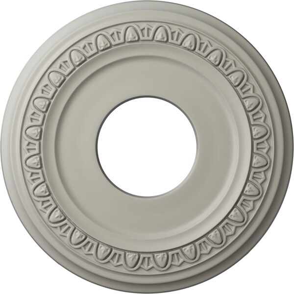 Ekena Millwork Jackson Ceiling Medallion (Fits Canopies up to 7 3/8"), 12 1/4"OD x 4"ID x 1 1/8"P, Pot of Cream CM12JAPCF - main